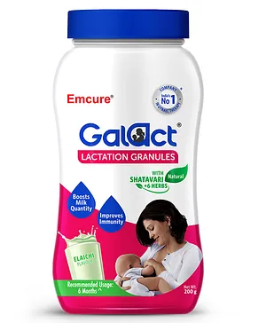 Galact Granules Lactation Supplement with Shatavari Elaichi Flavour - 200 g