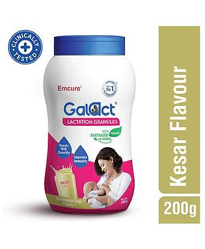 Galact Granules Lactation Supplement with Shatavari Kesar Flavour - 200 g