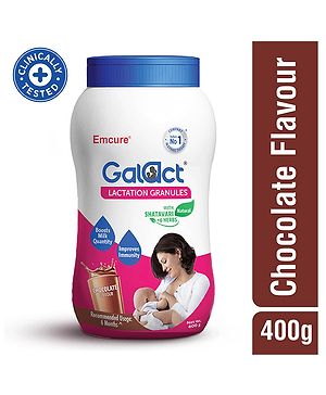 Galact Granules Lactation Supplement with Shatavari Chocolate Flavour - 400 g