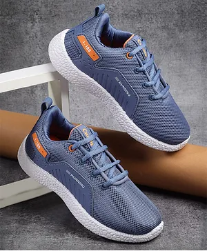 CHamps SHOES Mesh Detailed Sport Shoes - Royal Blue & Orange