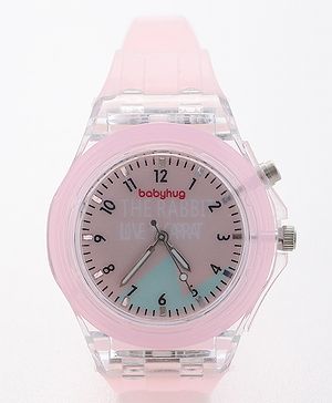 Babyhug Free Size Analog Quartz Watch - Pink