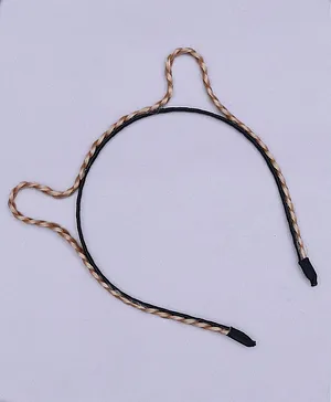 TMW Kids Braided Cat Ear Designed Hair Band - Beige
