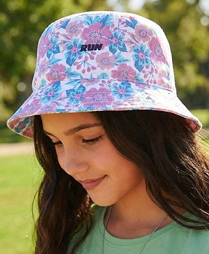 Pine Kids Summer Caps Floral Print -  Multicolor