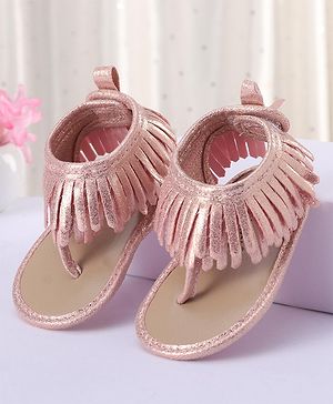 Cute Walk by Babyhug Velcro Closure Booties - Pink