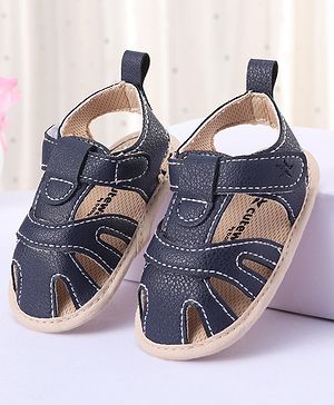 Cute Walk by Babyhug Velcro Closure Booties - Blue