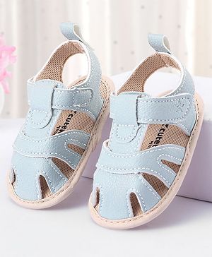 Cute Walk by Babyhug Velcro Closure Booties - Blue