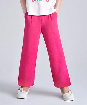 Babyhug Cotton Knit Frill Sleeves  Top With Text Print - White