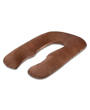 Kwality Dreams Maternity Pillow U Shape Brown