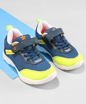 Cute Walk by Babyhug Sneakers  with Velcro Closure - Navy Blue