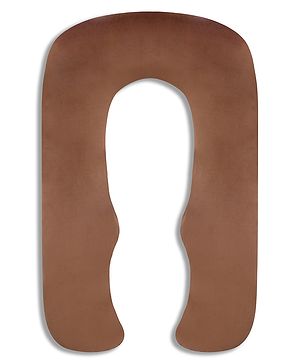 Dormyo Cozy: Maternity U-Shaped Body Maternity Pillow - 2.5Kg Brown