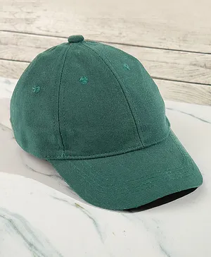 DukieKooky Cotton Solid Cap - Green