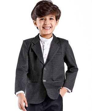 Babyhug  Full Sleeves Party  Blazer - Black
