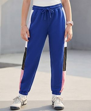 Pine Kids Cotton Knit Full Length Lounge Pant- Blue