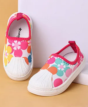 Cute Walk by Babyhug Formal Slip On Shoes - Blue main image 1