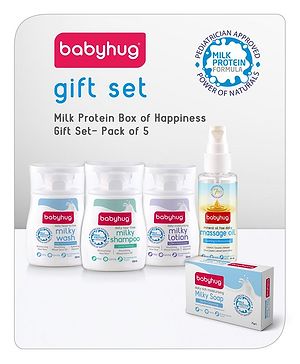 Babyhug Milk Protein Box of Happiness Gift Set - Pack of 5