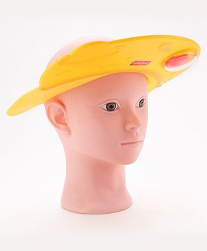 Babyhug Adjustable Shower Caps with Buckle  - Yellow