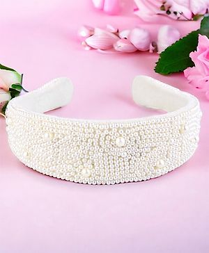 CHOKO Pearl Detailed Hair Band...