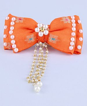 CHOKO Bow Pearl Embellished...