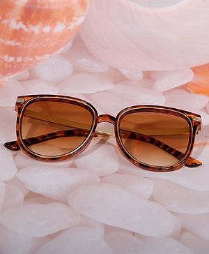 Dukiekooky  Oversized Sunglasses - Brown