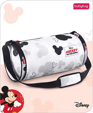 Babyhug Disney Mickey Mouse Travel Bag - White