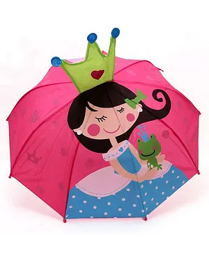 Abracadabra 3D Pop-up Umbrella Princess Print - Pink