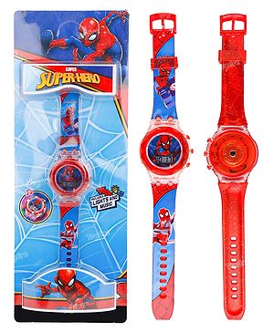 Toysire Kids Digital Wrist Watch with Disco Led Light Glowing Watch 3D Unique Cute Unbreakable Strap Best Birthday Return Gift for Boys Girls