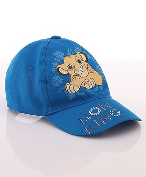 Babyhug Disney  Summer Cap With Lion King Graphics - Blue