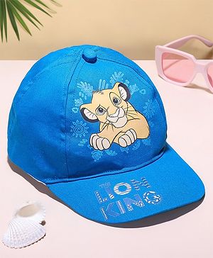 Babyhug Disney  Summer Cap With Lion King Graphics - Blue