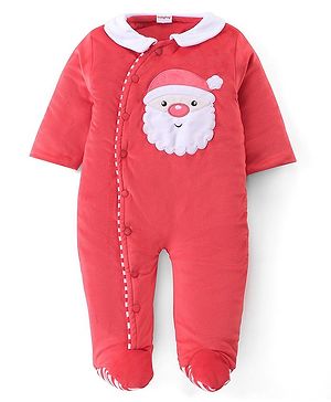 Babyhug Velour Woven Winter...