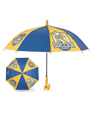 Babyhug Umbrella With Football Print - Multicolor