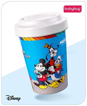 Babyhug Disney Nitro Sipper With Mickey & Friends Theme - 350ml