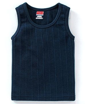 Babyhug Sleeveless Pull Over Thermal Vest -Navy Blue