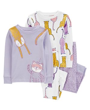 Carters 4-Piece Cat 100% Snug...