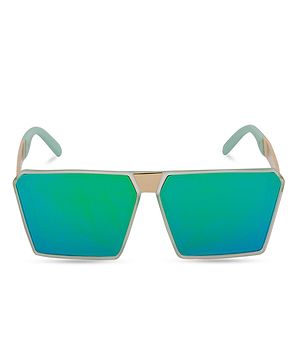 DukieKooky Kids Unisex Shield Sunglasses  With Uv Protected Lens -Green