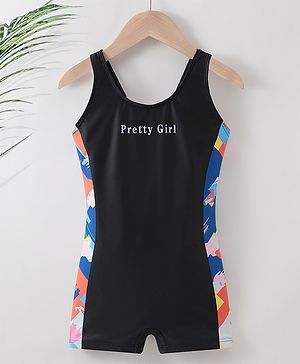 Pine Active Sleeveless Legged Swimsuit - Black