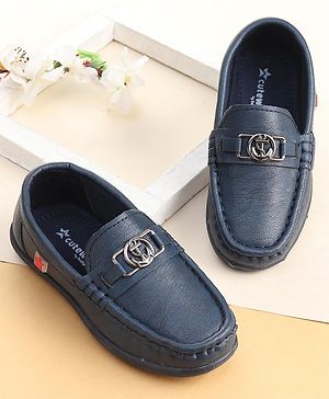 Cute Walk by Babyhug Loafer Shoes - Blue