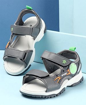 Cute Walk by Babyhug Sandals Male Grey 26