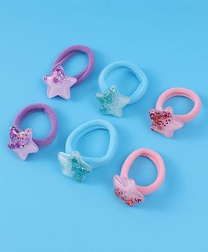 Babyhug Rubber Bands & Scrunchies Sets  Free Size - Multi Color