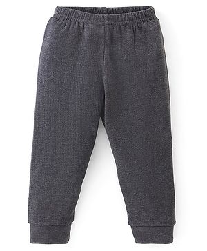 Babyhug Full Length Thermal Bottom Solid Colour - Dark Grey