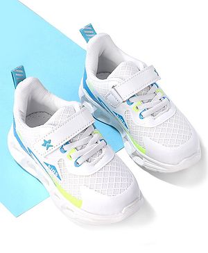 Cute Walk by Babyhug Slip On Sneakers with Velcro Closure - White