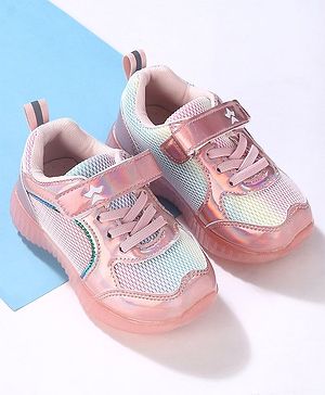 Cute Walk by Babyhug Sneakers Velcro Closure - Pink