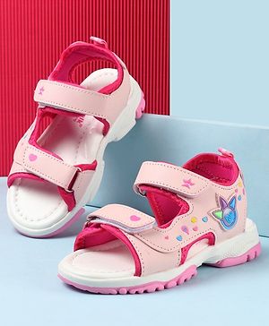 Cute Walk by Babyhug Sandals Unisex Pink 28