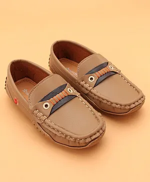 Cute Walk by Babyhug Slip On Party Wear
                      Loafers - Khaki
