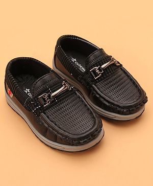 Cute Walk by Babyhug Formal & party Wear Slip On Shoes - Black