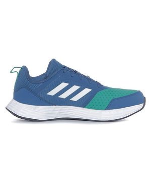 ADIDAS KIDS Sports Shoes with Lace Up & Velcro  Closure - Blue & Green