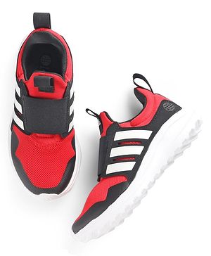 Adidas Kids Slip On Sports Shoes - Red & Black