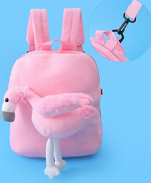 Babyhug Duck Applique Fashion Backpack - Pink