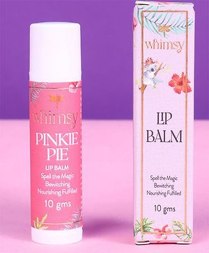 Whimsy Natural, Organic Tinted Lip Balm For for Girls (Pinky Pie)