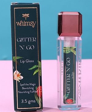 Whimsy Natural, Organic Lip Gloss for Girls (Glitter n Go)