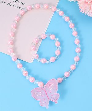 Babyhug Free Size  Jewellery Set - Light Pink